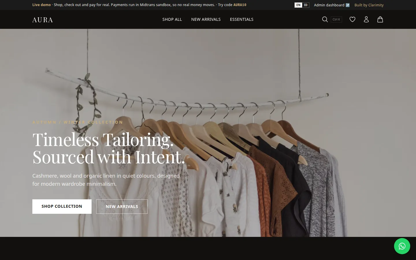 AURA storefront